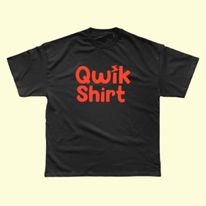 QwikShirt - Black Shirt Regular