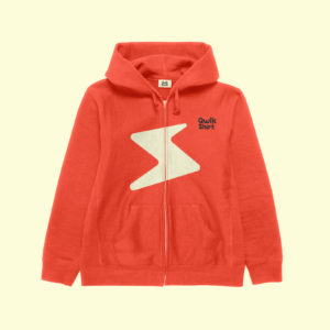 QwikShirt - Red Hoodie Flash
